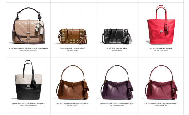 Trend Report | Coach Handbags 2014. Leaving a legacy… – The 